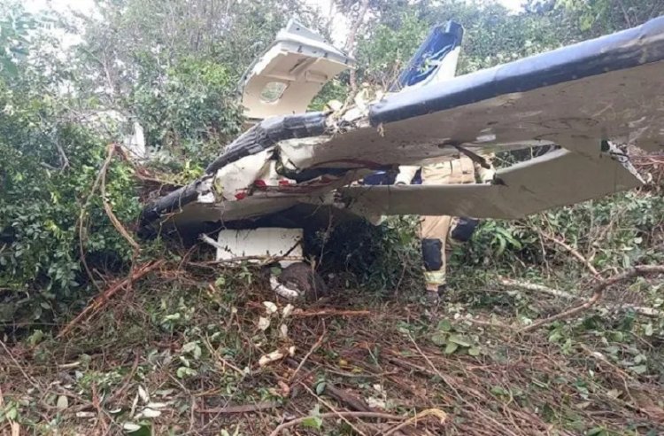 Bombeiros: avião com 5 pessoas cai na Fazenda Piquet.