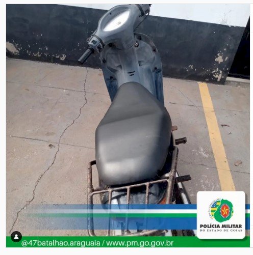 Menor conhecido da PM de Aragarças é recolhido pilotando moto adulterada