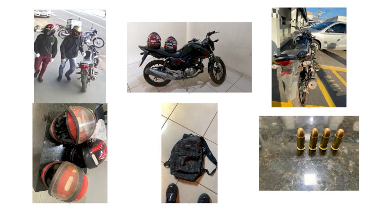 POLÍCIA MILITAR RECUPERA MOTOCICLETA PRODUTO DE ROUBO, APREENDE MUNIÇÕES E REALIZA A DETENÇAO DE 4 PESSOAS POSSIVELMENTE ENVOLVIDAS EM UM ROUBO EM NOVA XAVANTINA