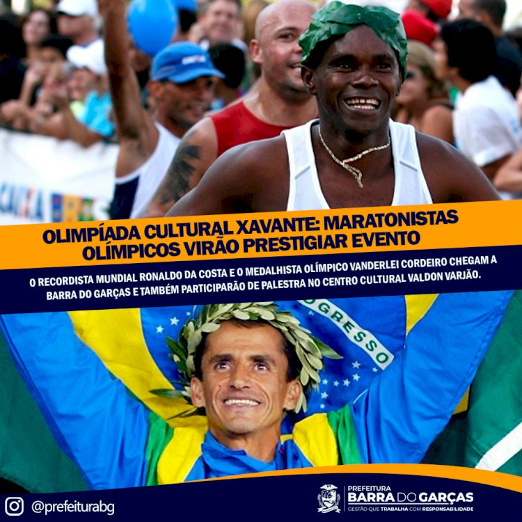 Olimpíada Cultural Xavante: maratonistas olímpicos virão prestigiar evento