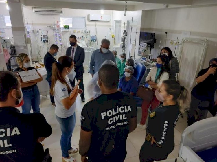 PJC e Politec realizam reconstituição de morte de paciente em hospital de Barra do Graças