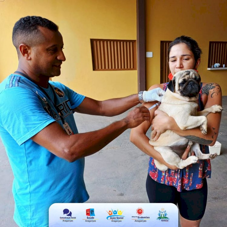 Dia D de vacinação antirrábica será no sábado, 22; veja os locais de vacinação em Aragarças