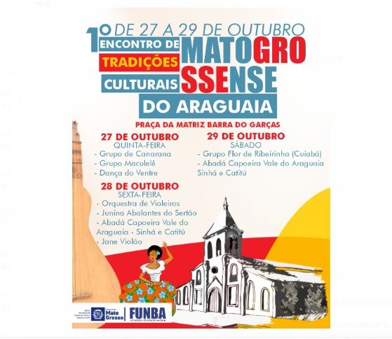1º Encontro de tradições Culturais de Mato Grosso em Barra do Garças