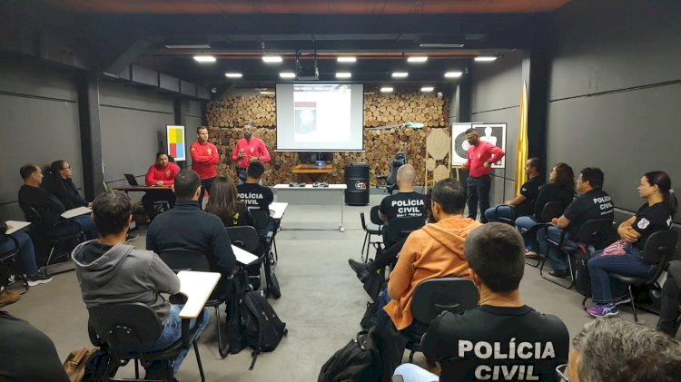 Policiais civis de Barra do Garças participam de treinamento de tiro policial