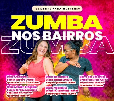 Prefeitura de Barra do Garças oferece aulas gratuitas de Zumba para mulheres