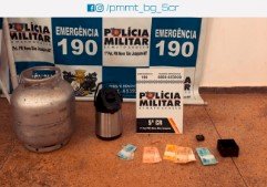 POLÍCIA RECUPERA ITENS FURTADOS E PRENDE TRÊS SUSPEITOS EM NOVO SÃO JOAQUIM