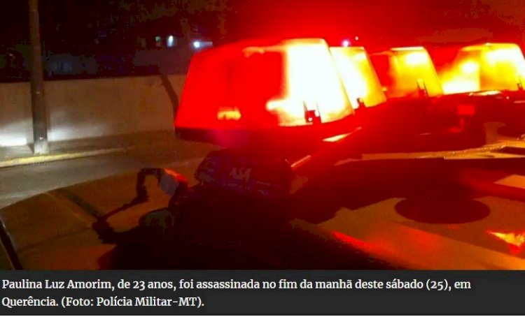 Jovem é morta a facadas por ex na frente do filho de 1 ano em Querência