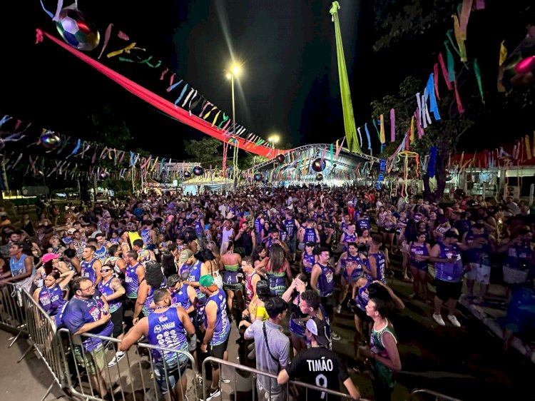 Araguaia Folia teve publico excelente na noite de quinta feira