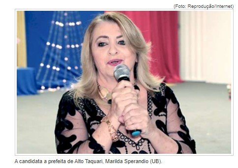Justiça indefere registro de prefeita reeleita e cidade de MT poderá ter nova eleição