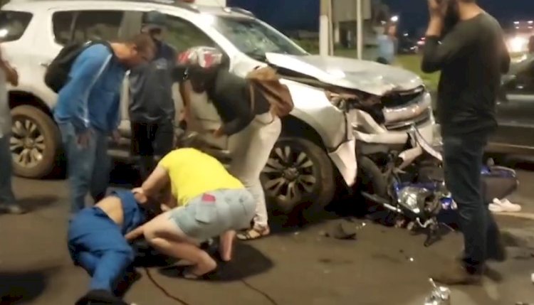 Na noite de segunda feira o bombeiro militar atendeu a um grave acidente em Barra do Garças–MT.