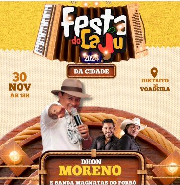 Neste sábado começa a Festa do Caju.